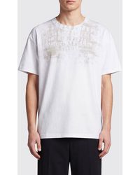 Maison Margiela - Cotton T-Shirt With Numeric Logo And Dropped Shoulders - Lyst