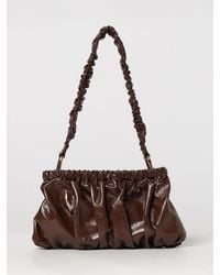 Marni - Ruched Calfskin Leather Shoulder Bag - Lyst