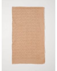 Saint Laurent - Modal And Cashmere Scarf With Jacquard Logo - Lyst