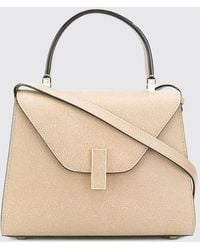 Valextra - Iside Mini Grained Calfskin Handbag With Shoulder Strap - Lyst