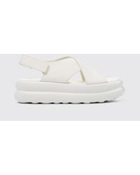 Camper - Pelotas Flota Up Grained Leather Sandals - Lyst
