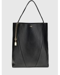 Chloé - Chlo&Eacute Grained Leather Spin Bag - Lyst