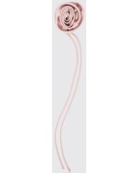 Max Mara - Moschea Flower-Shaped Satin Choker Necklace With Adjustable Closure - Lyst