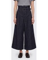 Junya Watanabe - Jeans Acampanados De Denim De Algodón - Lyst