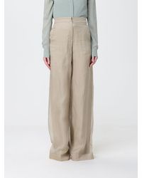 Max Mara - Silk Flared Trousers - Lyst