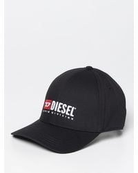 DIESEL - Cappello da baseball con logo ricamato - Lyst