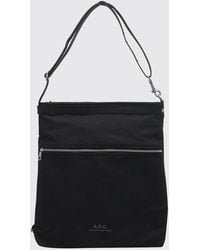 A.P.C. - Bolso Messenger De Nailon Con Asa Ajustable Y Cierre De Cremallera - Lyst