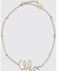 Chloé - Chlo&Eacute Collar Iconic De Latón - Lyst