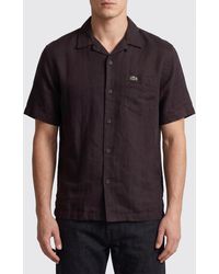 Lacoste - Linen Shirt - Lyst
