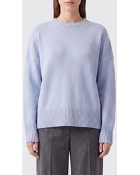Loulou de Saison - Dropped Shoulder 100% Cashmere Crewneck Sweater - Lyst