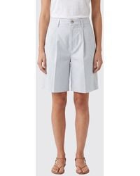 Woolrich - Linen Blend Shorts - Lyst