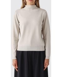 Max Mara - Wool And Cashmere Roll Neck Jumper With Dropped Shoulders - Lyst