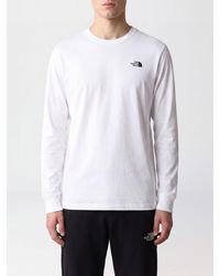 The North Face - Long-Sleeved Cotton-Blend T-Shirt With Embroidered Logo - Lyst