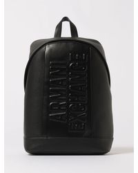 ARMANI EXCHANGE - Zaino Ecopelle Martella Con Big Logo - Lyst