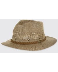 Barbour - Crocheted Hat - Lyst