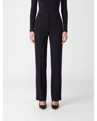 Valentino Garavani - Slim Fit Skinny Crêpe Trousers With Mid-Rise Waist - Lyst