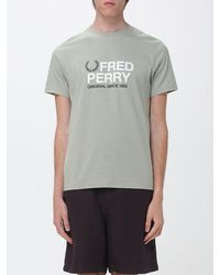 Fred Perry - Cotton T-Shirt With Logo - Lyst