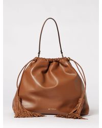 Etro - Kalispera Large Leather Shoulder Bag With Tassels - Lyst