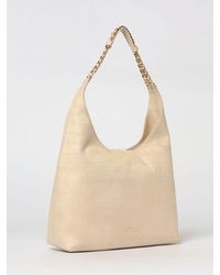 Elisabetta Franchi - Suede Hobo Shoulder Bag - Lyst