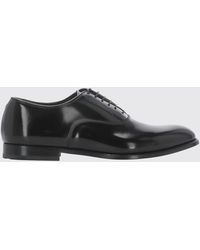 Doucal's - Brushed Leather Oxford Shoes - Lyst