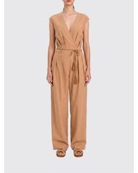 Twinset - Striped Cotton Blend Jumpsuit - Lyst