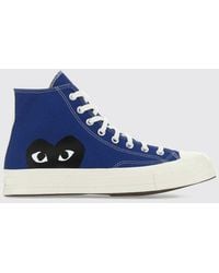 COMME DES GARÇONS PLAY - Chuck 70 High-Top Canvas Sneakers With Logo Print - Lyst