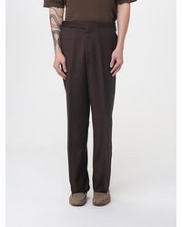 Lardini - Gabardine Tailored Trousers - Lyst