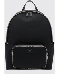 Burberry - Polyester Backpack With Equestrian Knight Design Logo - Lyst