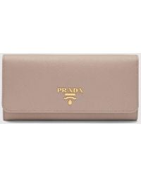 Prada - Saffiano Leather Wallet - Lyst