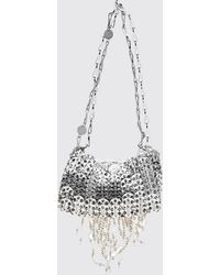 Rabanne - 1969 Nano Metallic Mesh Mini Bag With Jewel Fringes - Lyst