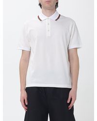 Gucci - Short-Sleeved Cotton Polo With Web Detail And Contrast Trim - Lyst