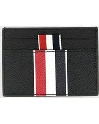 Thom Browne - Grained Leather Card Holder - Lyst