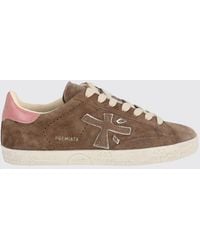 Premiata - Stevend Calfskin Sneakers With Contrasting Details And Logo - Lyst