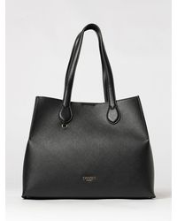 Twinset - Saffiano Synthetic Leather Tote Bag With Double Handle - Lyst