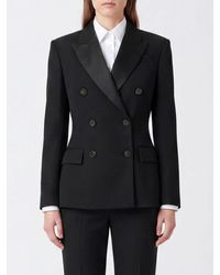 Brunello Cucinelli - Double-Breasted Virgin Wool Blazer With Peaked Lapels - Lyst