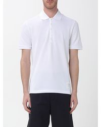 Thom Browne - 4-Bar Cotton Polo Shirt - Lyst