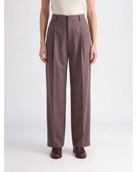 N°21 - High-Waisted Wide-Leg Trousers - Lyst