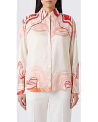 Raquel Diniz - Printed Silk Shirt - Lyst