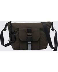 A.P.C. - Trek Nylon Crossbody Bag With Zip Closure And Printed Logo - Lyst