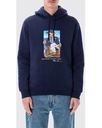 Polo Ralph Lauren - Cotton Hoodie With Polo Bear Print - Lyst
