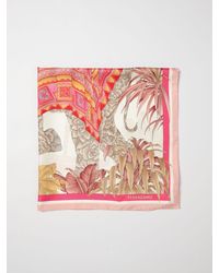 Ferragamo - India Print Silk Foulard - Lyst
