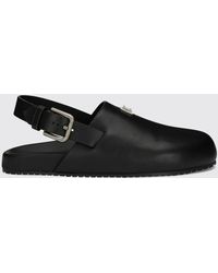 Dolce & Gabbana - Kalbsleder Schwarze Mulesandalen - Lyst