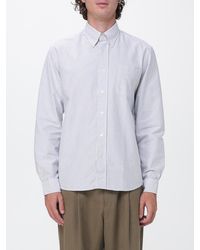 Sebago - Camisa De Rayas De Popelina De Algodón Con Cuello Button-Down - Lyst