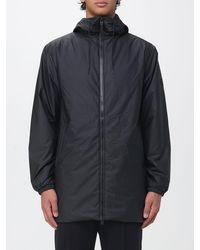 Rains - Knee-Length Hooded Water-Repellent Windbreaker Jacket - Lyst