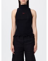 Fendi - Logo Polyester Turtleneck Top - Lyst
