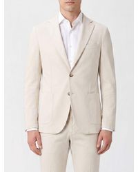 Circolo 1901 - Formal Single-Breasted Stretch Cotton Blazer With Two Buttons - Lyst