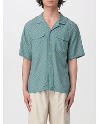 Moose Knuckles - Viscose Bowling Shirt With Monogram Print - Lyst
