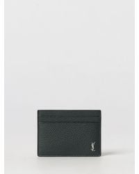 Saint Laurent - Portacarte Piatto Tiny Cassandre - Lyst