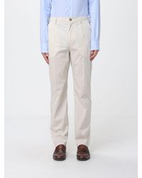 Brooksfield - Cotton Gabardine Chino Trousers - Lyst