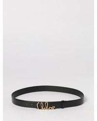Chloé - Chlo&Eacute Iconic Ledergürtel - Lyst